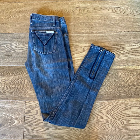 Sass and Bide Denim Low Rise Zipper Skinny Jeans - Picture 2 of 10